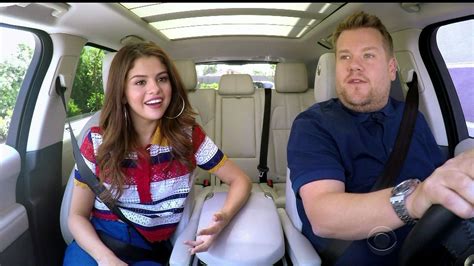 Selena Gomez - Carpool karaoke on 'The Late Late Show with James Corden ...