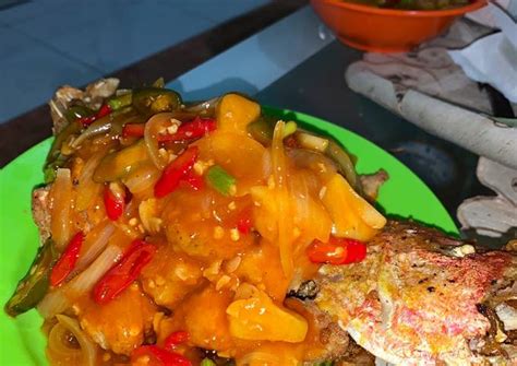 Resep Kakap Merah Asam Manis oleh Ena Masak🍳 - Cookpad