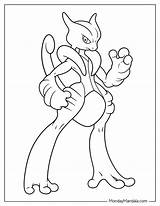 20 Mewtwo Coloring Pages Free PDF Printables sketch template