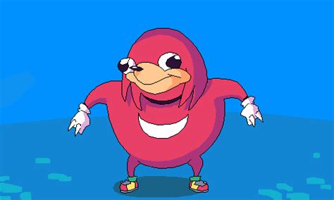 Pixilart - Show Me Da Wae Brodas!!!(Ugandan Knuckles) by Artemis