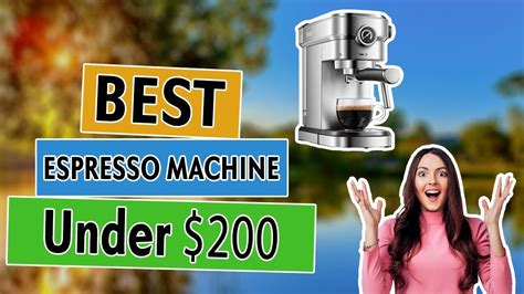 Best Espresso Machine Brand Under $200 On the Market - YouTube