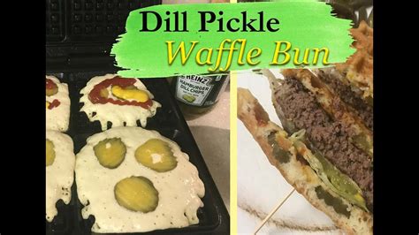 Mouth Watering Dill Pickle Waffles! - YouTube