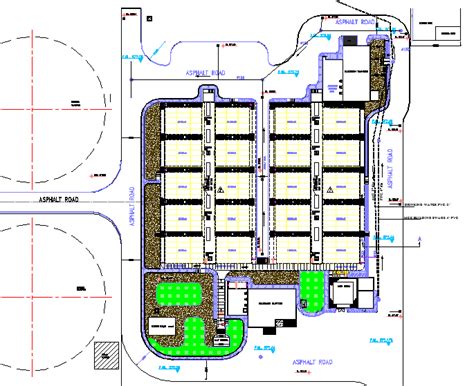 Shopping Market Layout plan - Cadbull