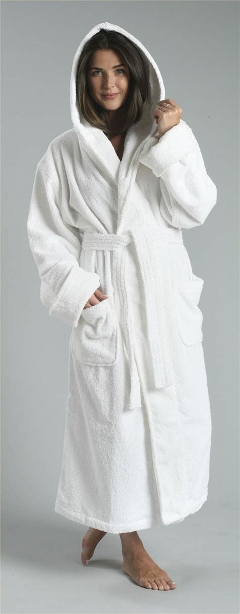 16oz. Terry Hooded Robe Hooded Kimono Robe is the ultimate bathrobe. Made of hotel grade 100% ...