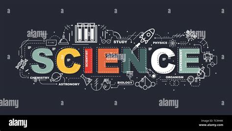 Design Concept Of Word SCIENCE Website Banner Stock Vector Image & Art - Alamy