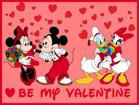 Disney Valentine Mickey Minnie Donald Daisy by cartoon-girl-2010 on DeviantArt
