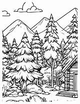 Majestic Alaska Coloring Pages Nature’s Beauty sketch template