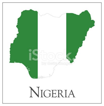 Nigeria Flag Map Stock Photo | Royalty-Free | FreeImages