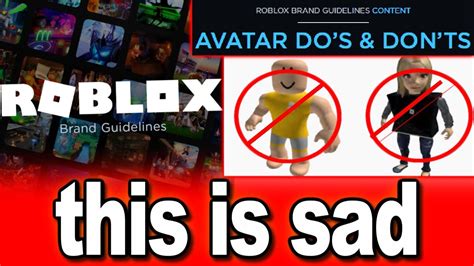 Roblox BANS Normal Avatars from branding - YouTube