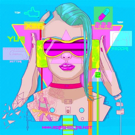 Awesome animated Cyber Punk artwork by Robert Shields | Cyberpunk ...