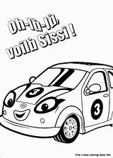 Roary Racing Car  Coloring Nation sketch template