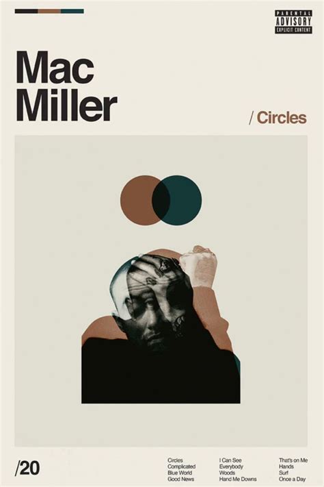 Mac Miller Circles Album Print Album Poster Album Art - Etsy | Mac ...