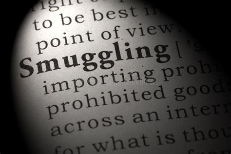 Definition of smuggling stock photo. Image of smuggling - 121248508