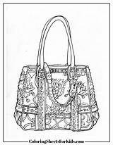 Purse Coloring Pages Free Printables  Sheets For Kids sketch template