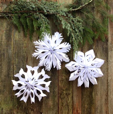 Make Paper Snowflakes (12 Best Free Templates!) - A Piece Of Rainbow