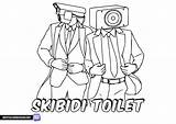 Skibidi Toilets Free Printable coloring pages  sketch template