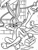 Bugs Bunny Coloring Page  Free Printable Pages sketch template