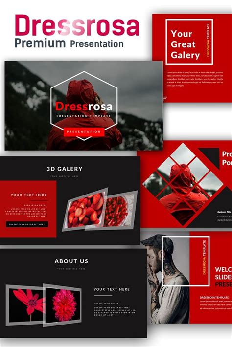 Dressrosa Premium PowerPoint template | Infographic design template ...