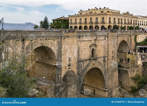 Puente Nuevo (New Bridge), Ronda, Spain Editorial Photo - Image of ...