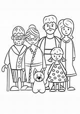 My Family Printable Coloring Pages sketch template