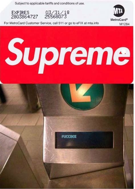 Maria Got a Supreme MTA MetroCard, Now What? - Fashionista