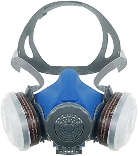 Parcil Safety Half Face Reusable Respirator And Organic Vapor Gas Mask ...