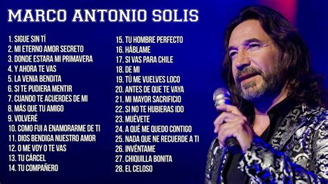 Marco Antonio Solis — Exitos (Live Album) - YouTube