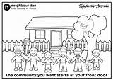 Neighborhood Map Coloring Page Home Sketch sketch template