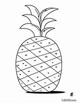 Pineapple coloring Pages  Hellokidscom sketch template