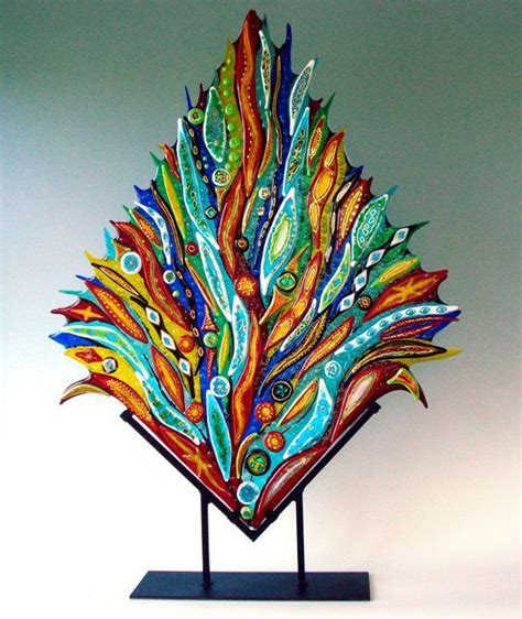 Fused glass art, Fused glass artwork, Glass art projects