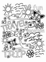 Travel Coloring Pages  Best For Kids sketch template