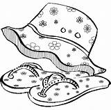 Floppy Hat Coloring Page Sketch sketch template