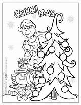 Coloring Page 2 Grinch sketch template