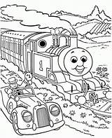 Thomas The Train Birthday Coloring Pages sketch template