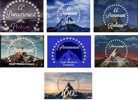 Paramount logo history.