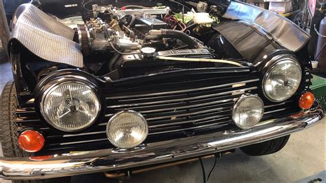 1968 Triumph TR250 Restoration, Assembly Part Seventeen, Front Bumper and Driving Light ...