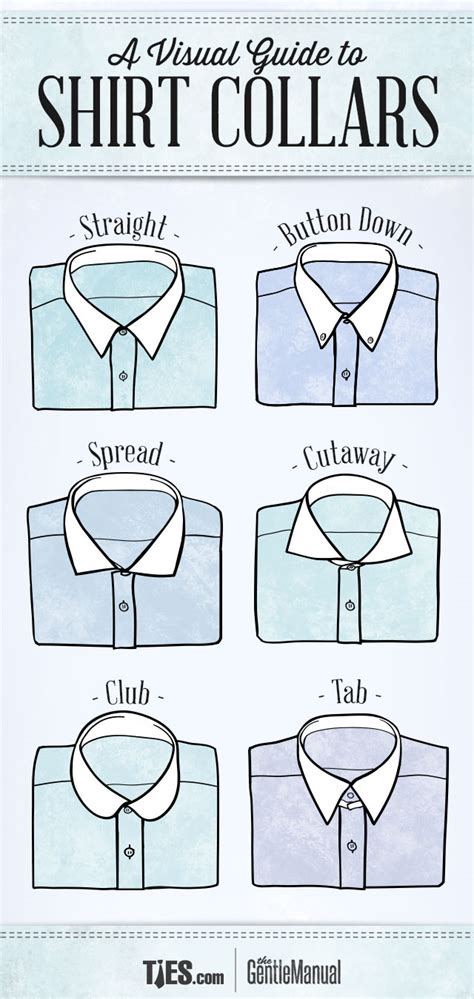 The 6 Types of Shirt Collars - BrandonGaille.com