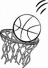 Printable Basketball Coloring Pages sketch template