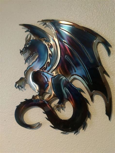 Dragon Metal Wall Art | Etsy