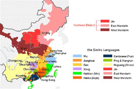 1. Dialect Map of Eastern China () | Download Scientific Diagram