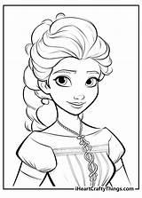 Free Queen elsa printable coloring Pages Download  sketch template