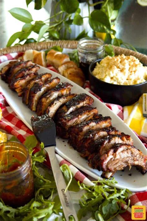 Grilled Baby Back Ribs - Sunday Supper Movement