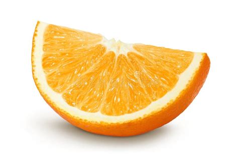 Orange Fruit Slices Isolated on White Background with Full Depth of Field Stock Image - Image of ...