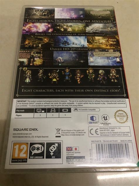 Octopath Traveler- Nintendo Switch, Video Gaming, Video Games, Nintendo on Carousell