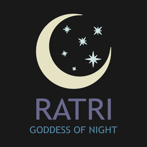 Ratri Ancient Hindu Goddess of Night - Ratri Goddess - T-Shirt | TeePublic