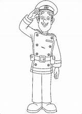 Fireman Sam Character Coloring Page  Free Printable Pages For sketch template
