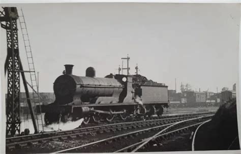 UNIDENTIFIED 4-6-0 STEAM Locomotive 'Real-Photo' Unused Postcard ...