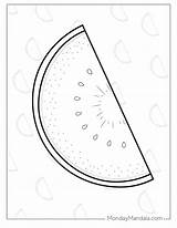 20 Watermelon Coloring Pages Free PDF Printables sketch template
