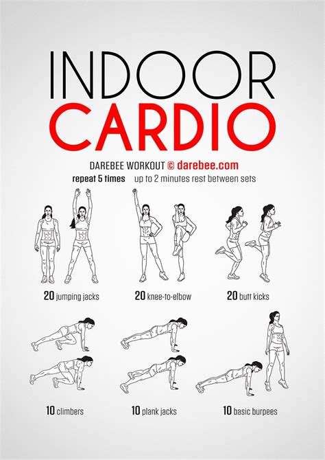 http://darebee.com/workouts/indoor-cardio-workout.html | Cardio workout ...