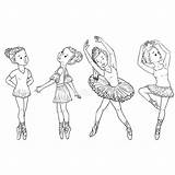 Ballerina Coloring Pages  For Kids And Adults sketch template